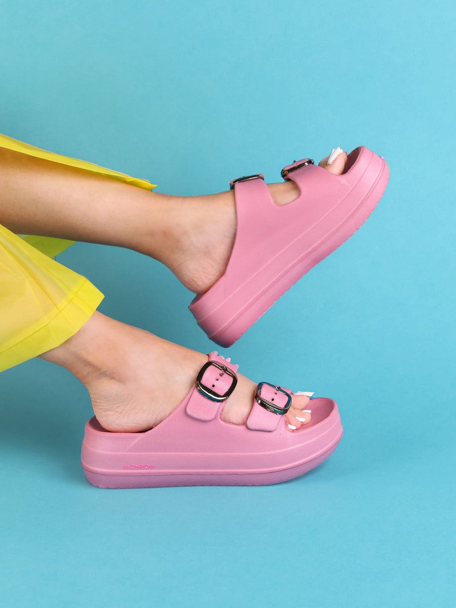 Ember Lavender Slip On Sliders