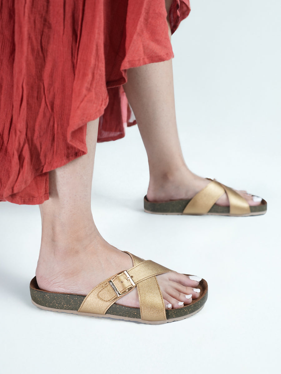Lunea Bronze Flats