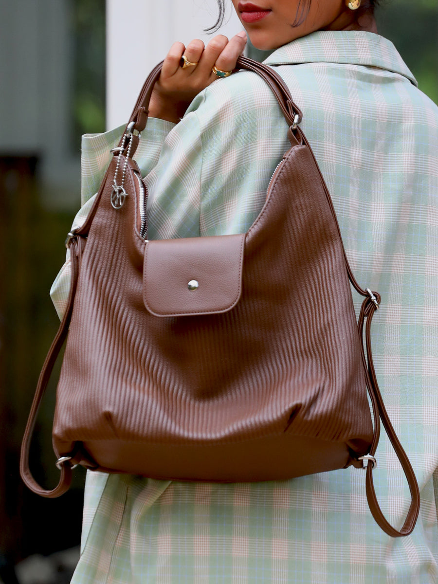 Versatote Brown Tote Bag
