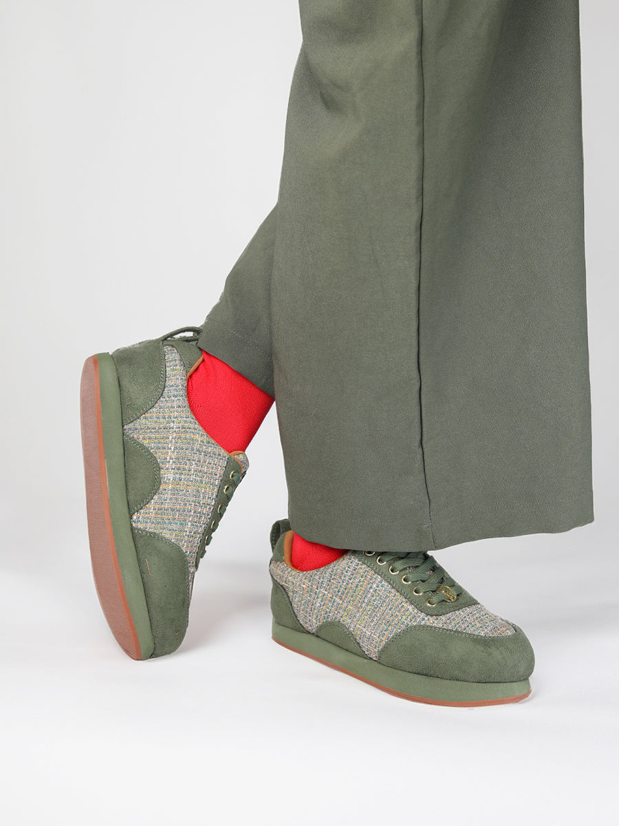 Miley Olive Sneakers