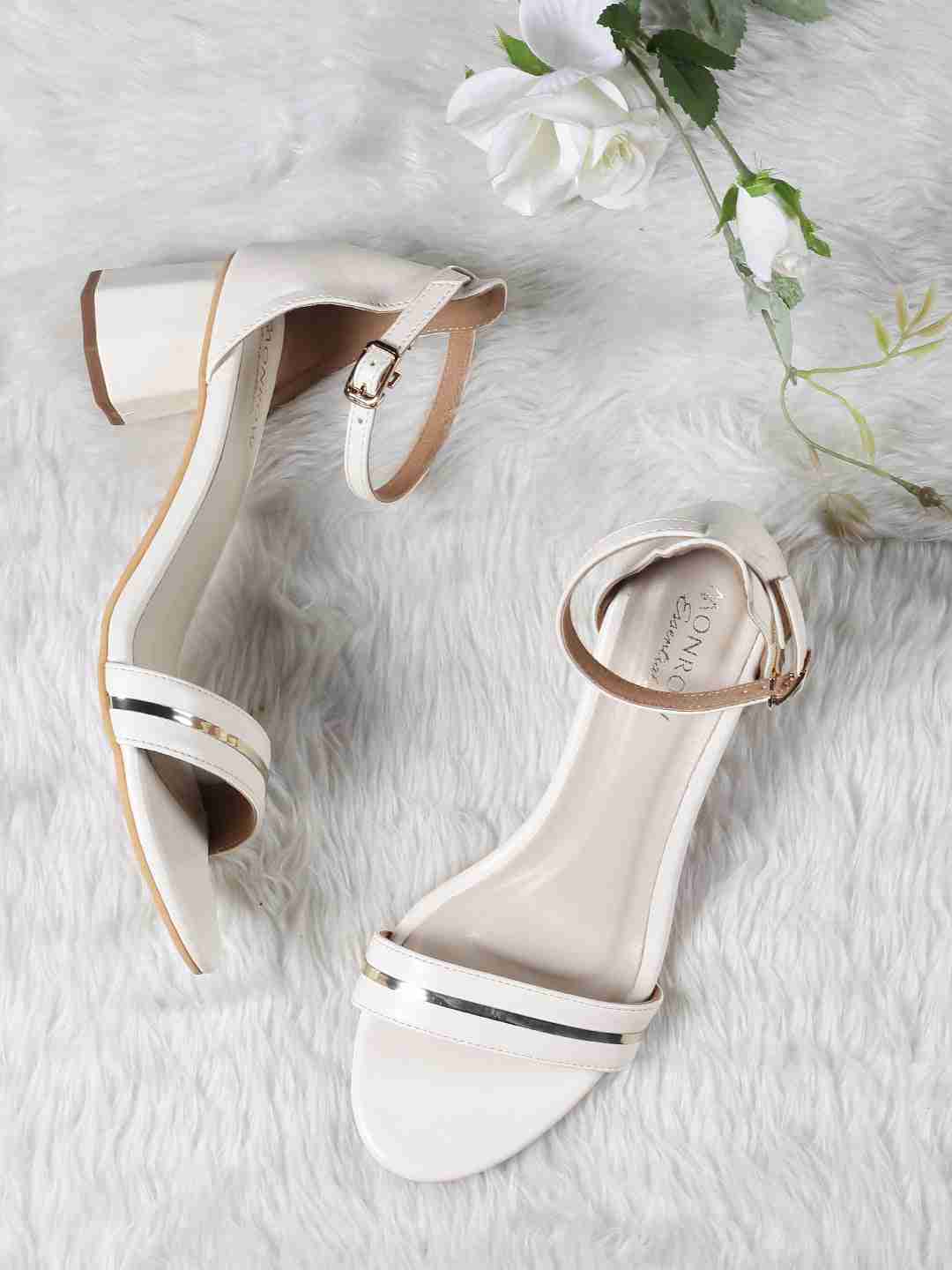 Cream Block Heel – Shoes