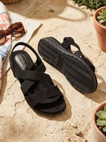 Emel Black Sandals