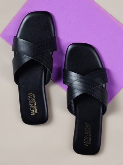 Lane Black Flats