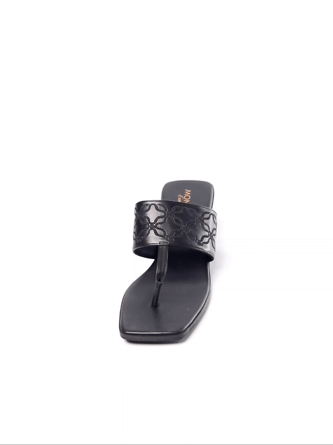 Izumi Black Heel