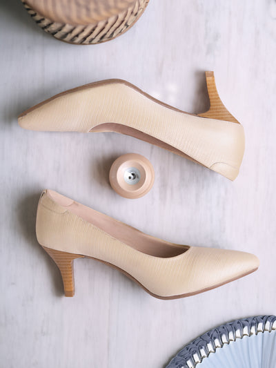 Darcie Cream Kitten Heels