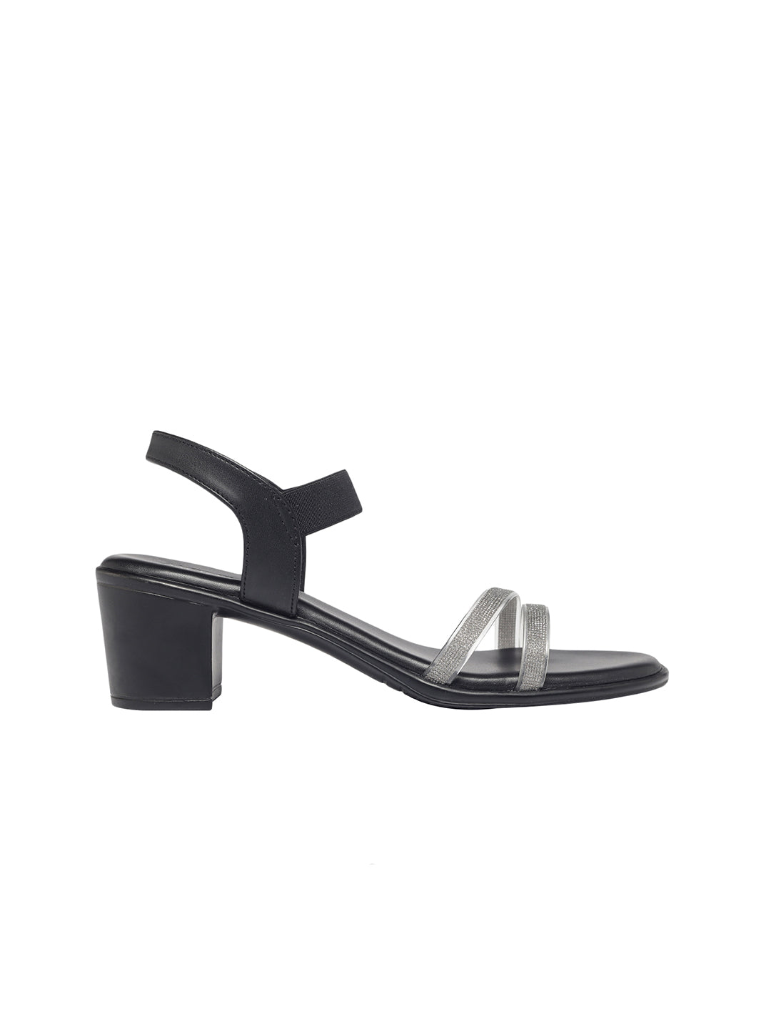 Shamiya Black Block Heels