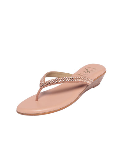 Lisa Dusky Pink Wedge