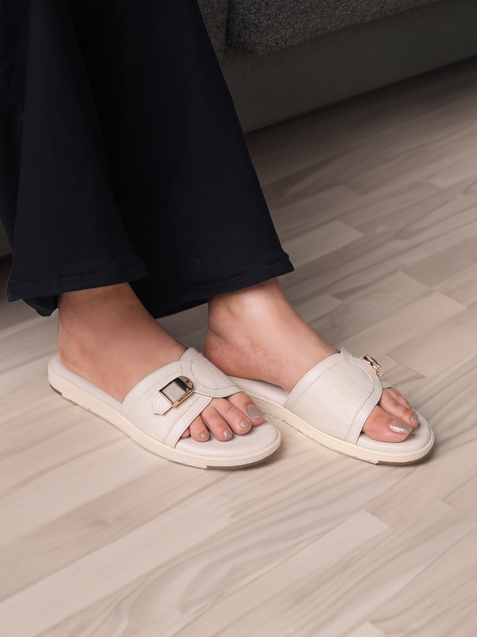 Marley Cream Flats