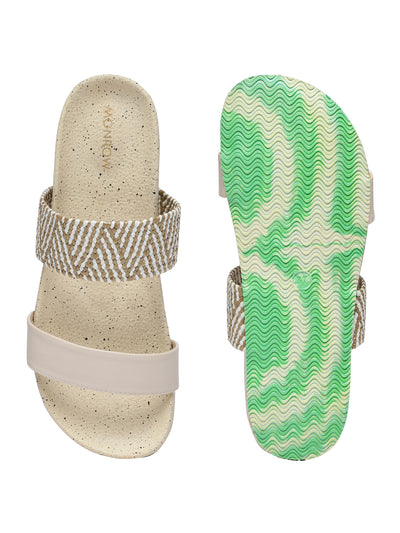 Jeviva Cream Flats