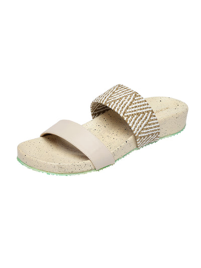 Jeviva Cream Flats