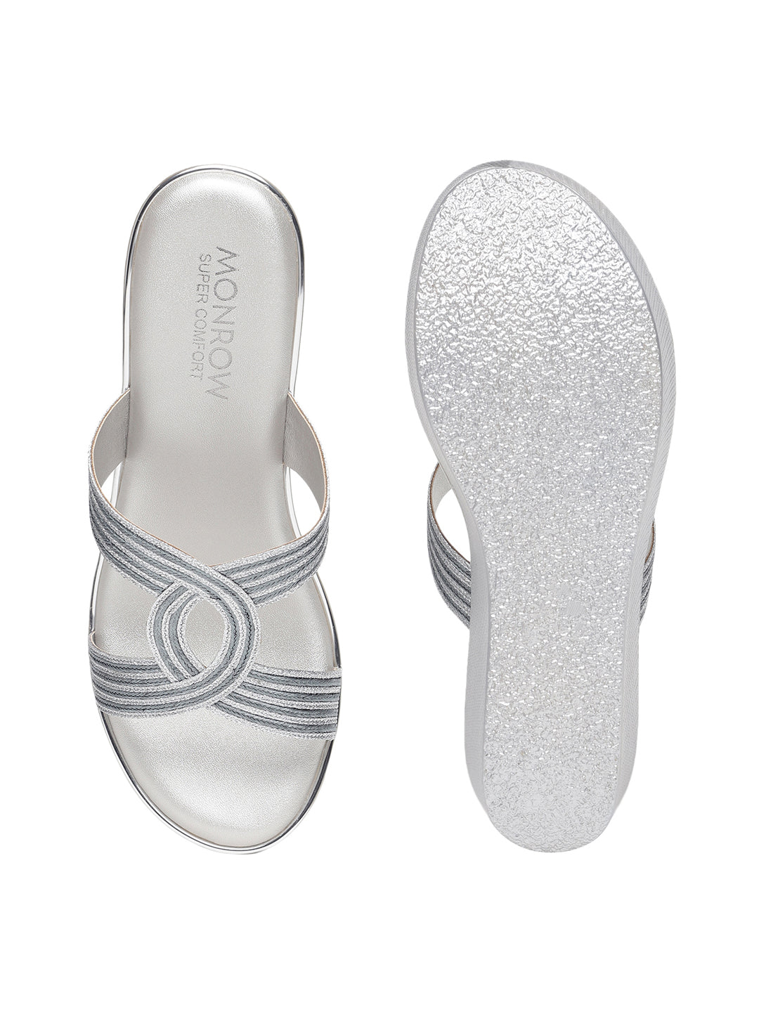 Tinley Silver Flatform Heels