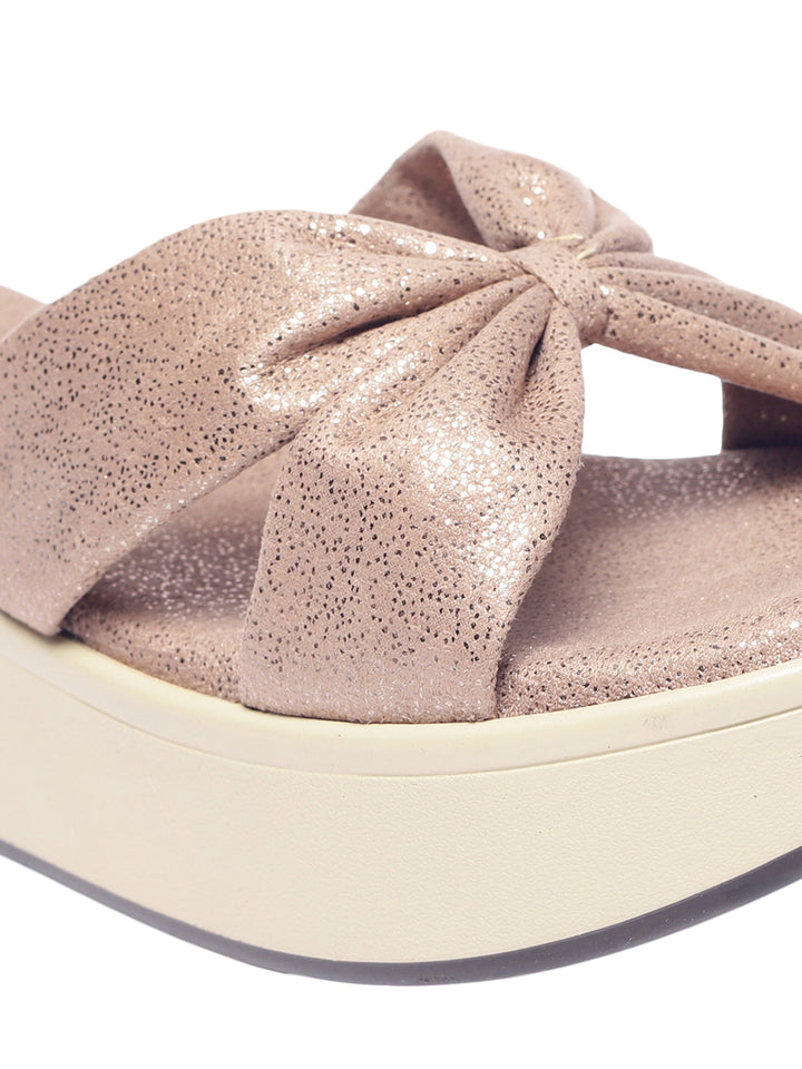 Nellie Beige Flatform Heels – Monrow Shoes