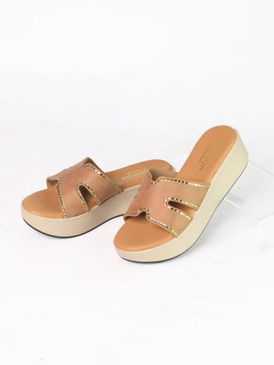 Alice Beige Flatform Heels