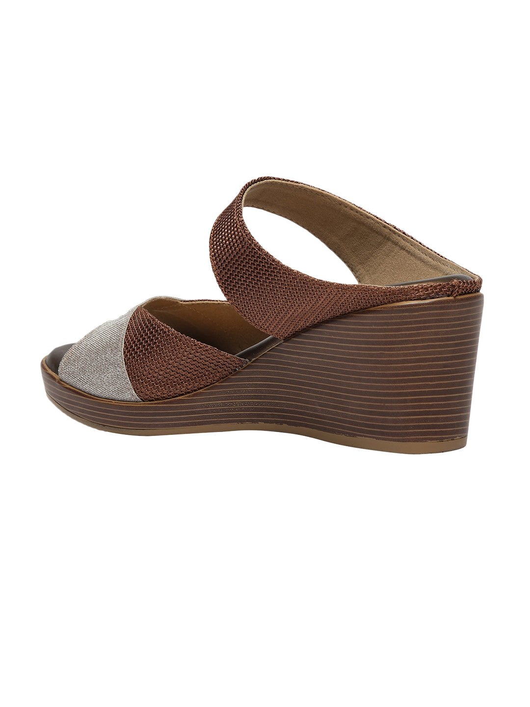 Tracey Bronze Wedge Heels