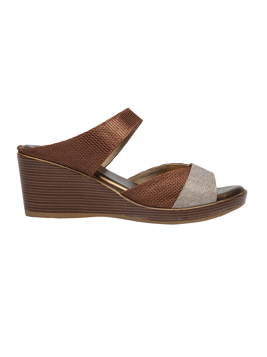 Tracey Bronze Wedge Heels