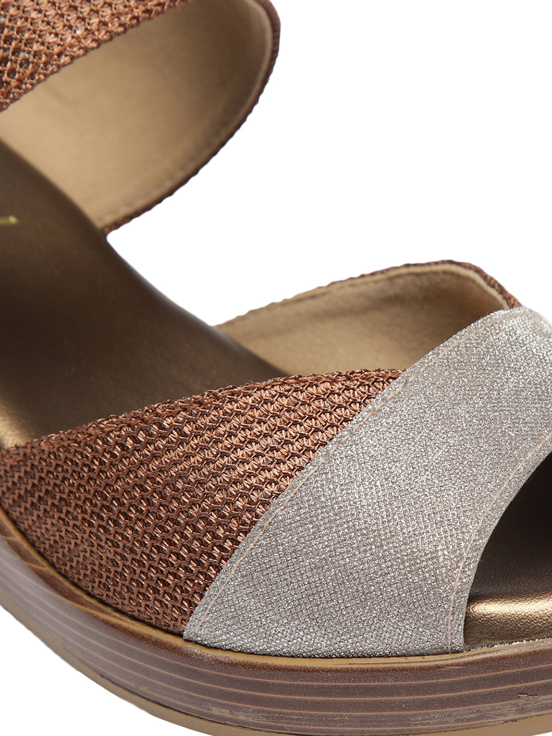 Tracey Bronze Wedge Heels