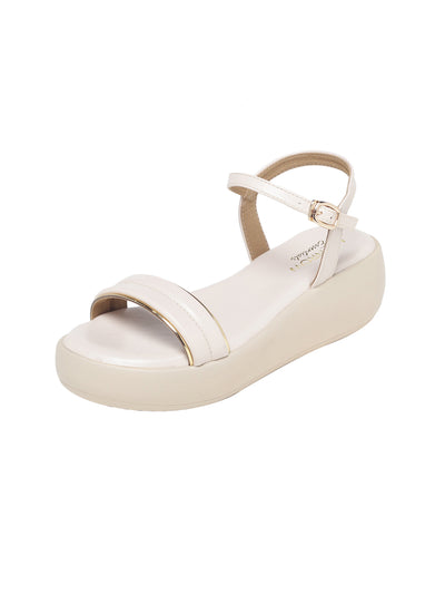 Verina Cream Flatform Heels