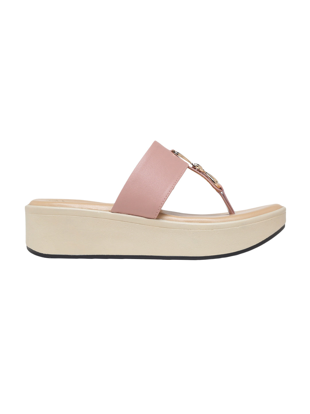 Thelema Pink Flatform Heels