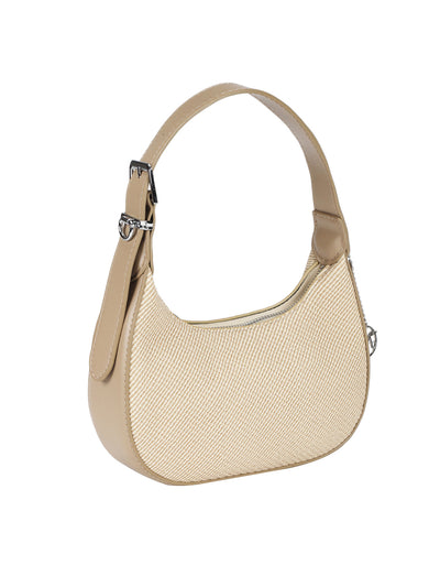 Clovi Beige Handheld Bag