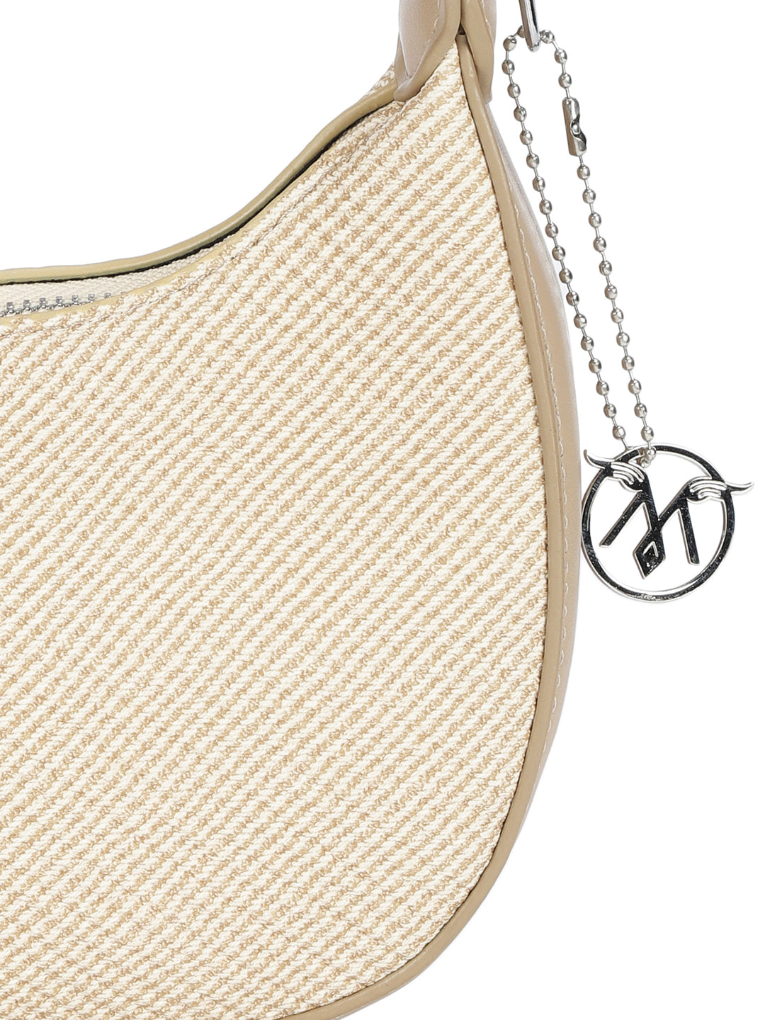 Clovi Beige Handheld Bag