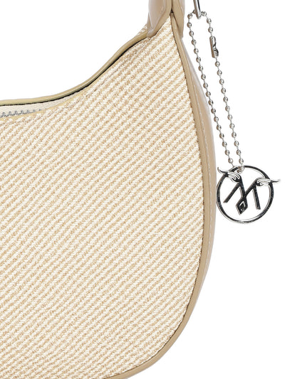 Clovi Beige Handheld Bag