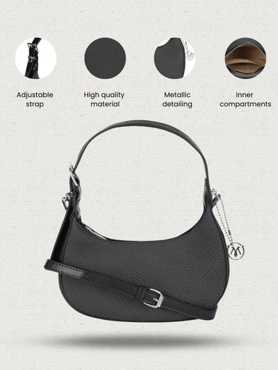 Clovi Black Handheld Bag