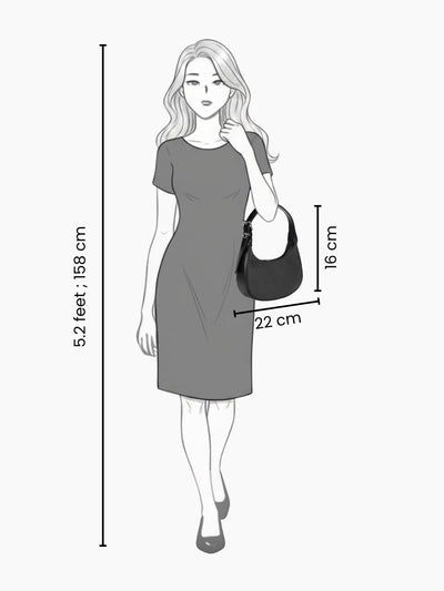 Clovi Black Handheld Bag