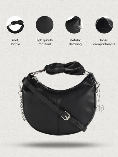 Nilaa Black Sling Bag