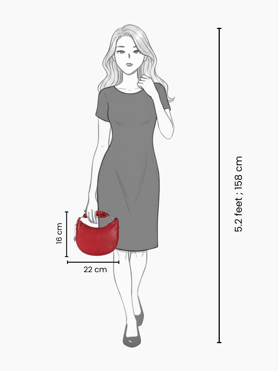 Nilaa Maroon Sling Bag