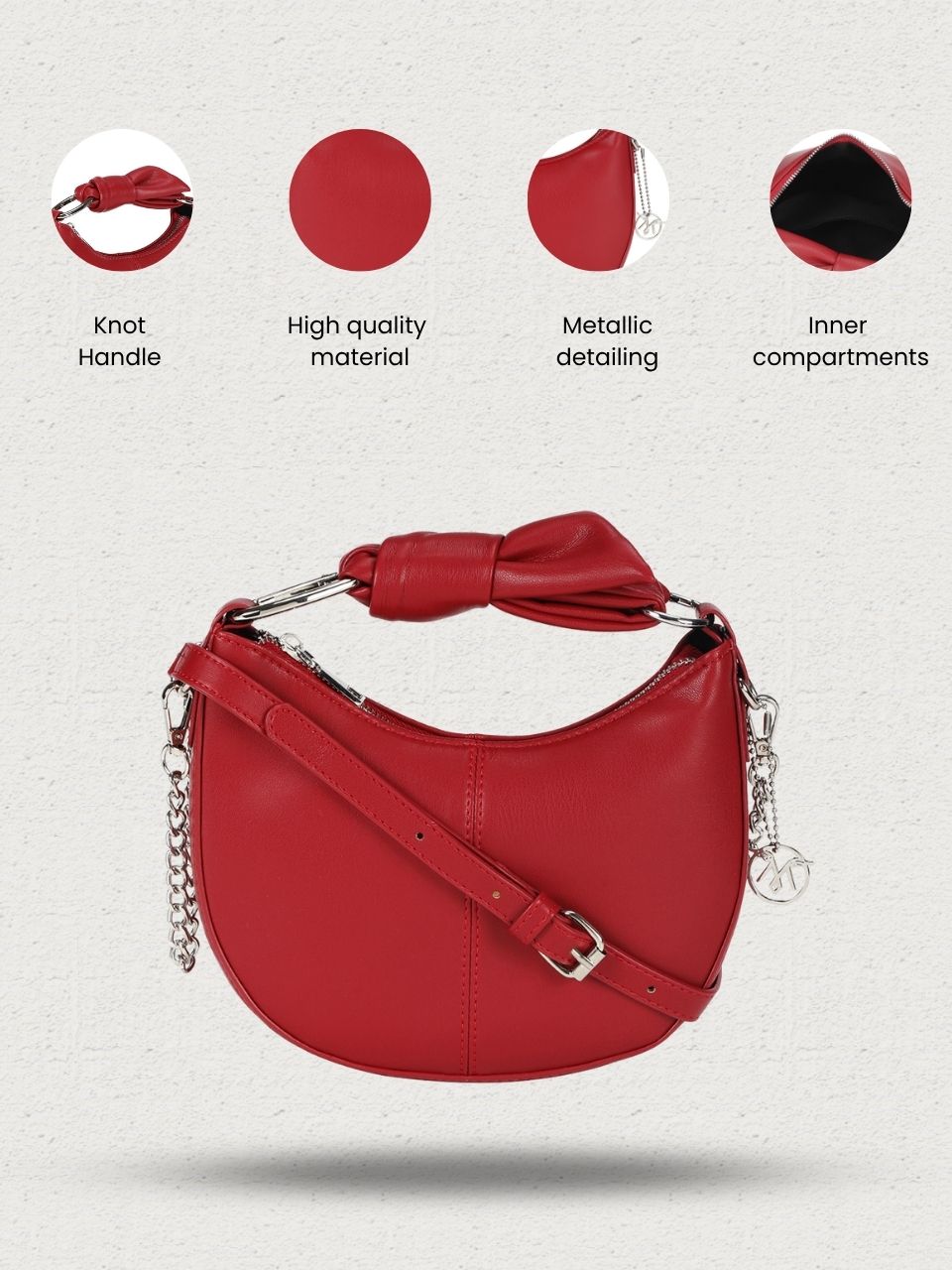 Nilaa Maroon Sling Bag