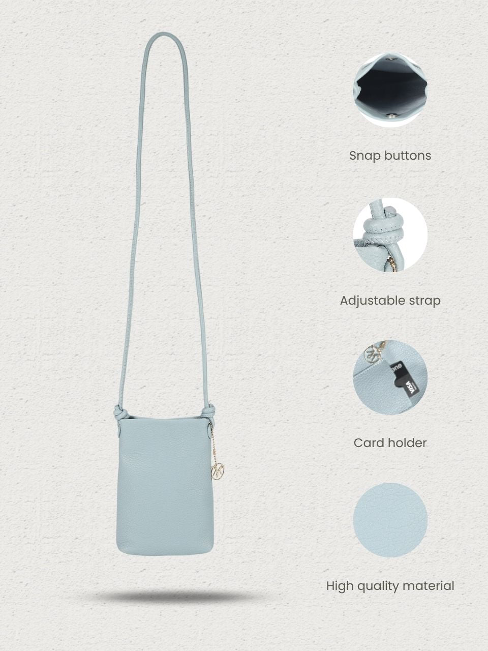 Piqo Blue Sling Bag