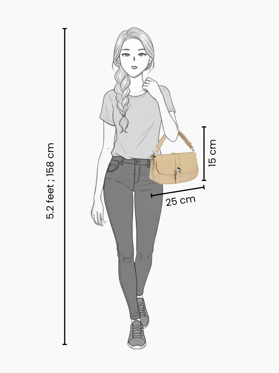 Eve Beige Handheld Bag