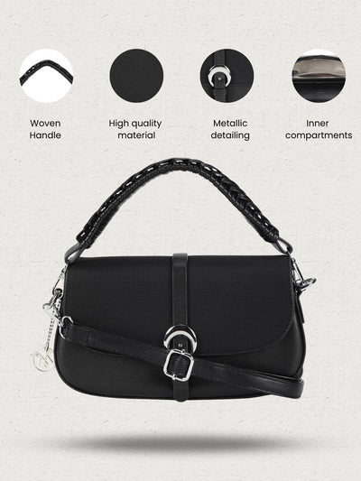 Eve Black Handheld Bag