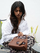 Tessa Brown Shoulder Bag