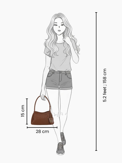 Tessa Brown Shoulder Bag