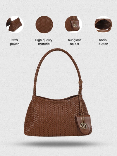 Tessa Brown Shoulder Bag