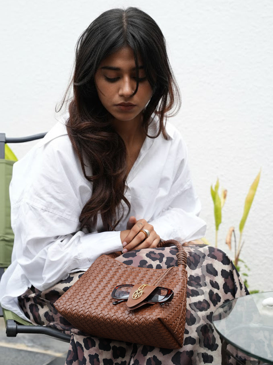 Tessa Brown Shoulder Bag