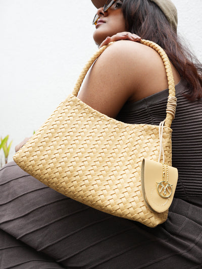 Tessa Yellow Shoulder Bag