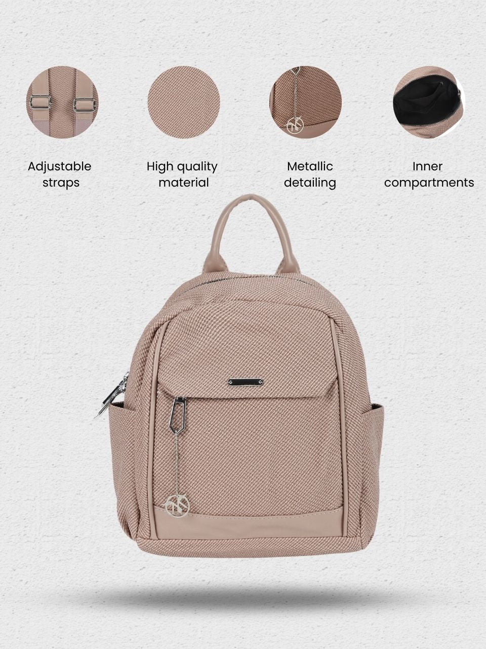 Dora Beige Backpack