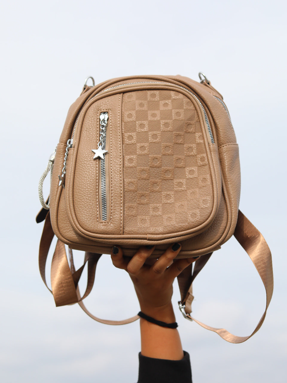 Auri Beige Backpack