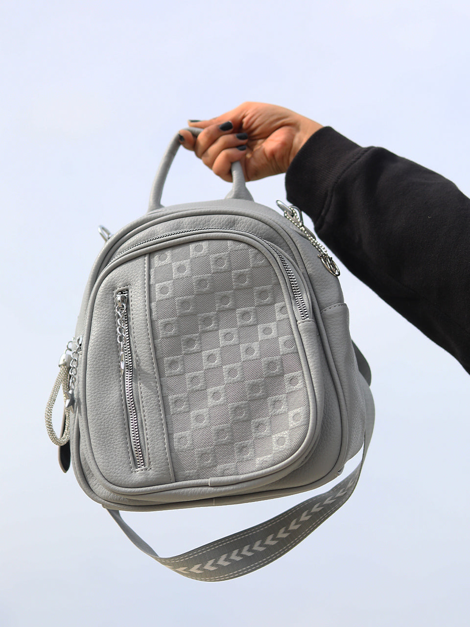 Auri Grey Backpack