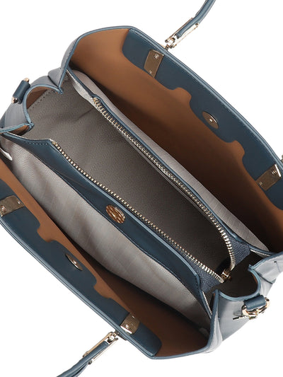 Rosy Blue Satchel Bag