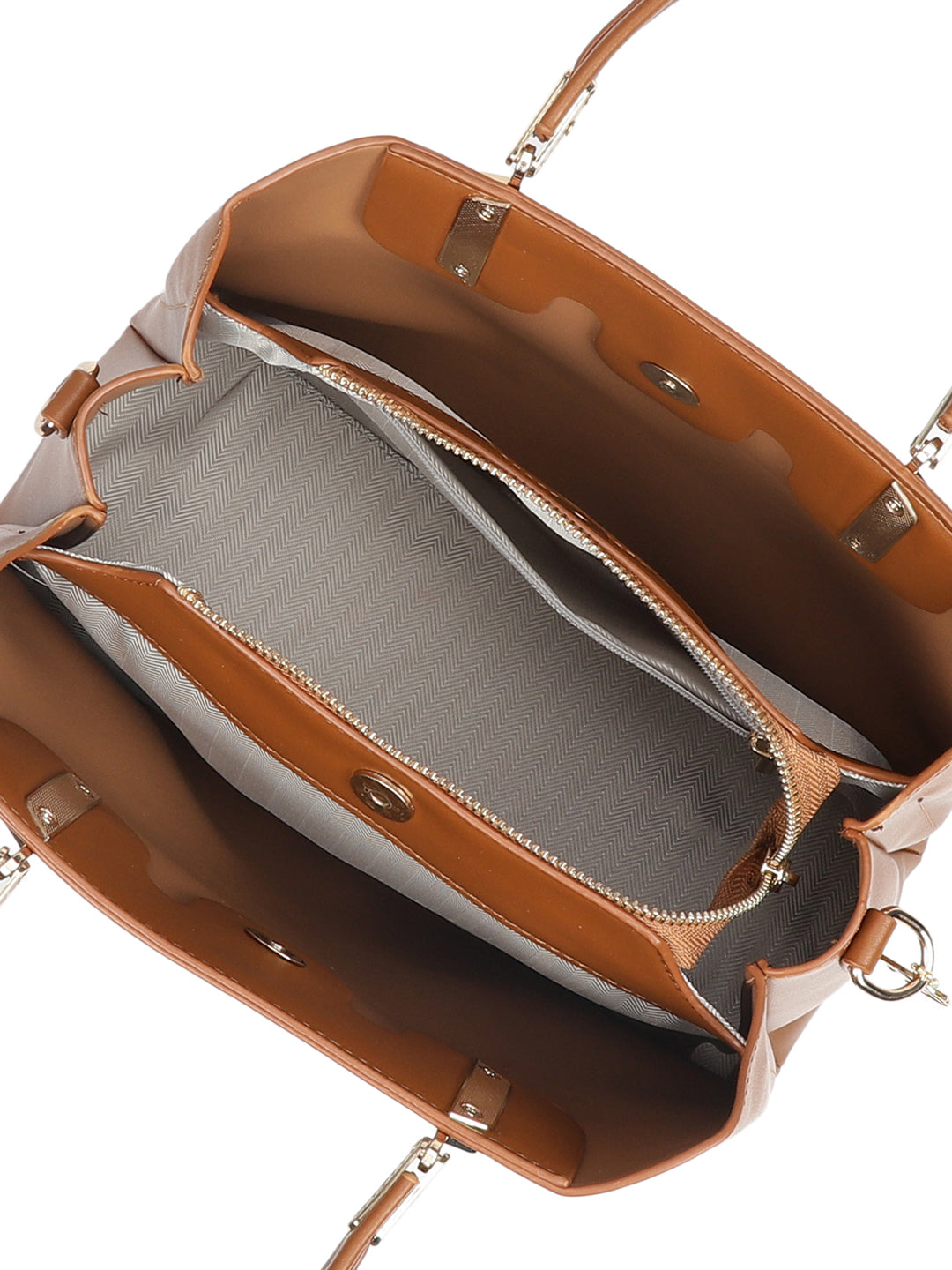 Rosy Tan Satchel Bag
