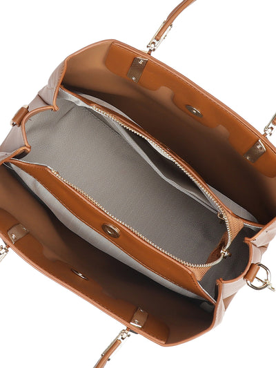 Rosy Tan Satchel Bag