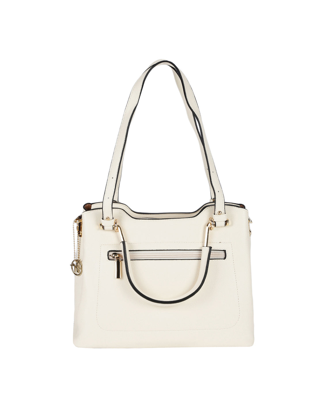 Phoebe Beige Satchel Bag