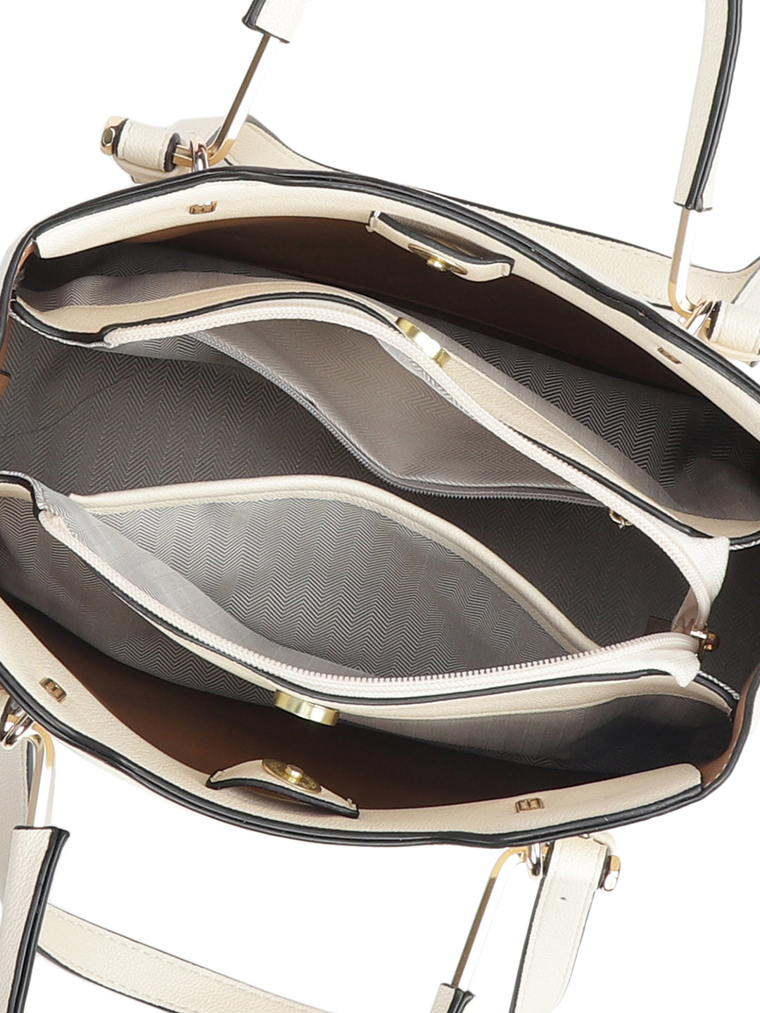 Phoebe Beige Satchel Bag