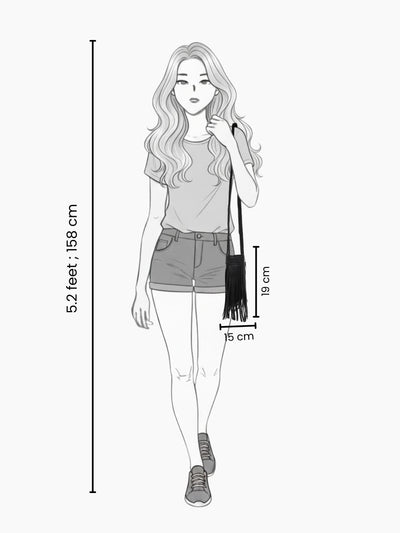 Zorro Black Sling Bag