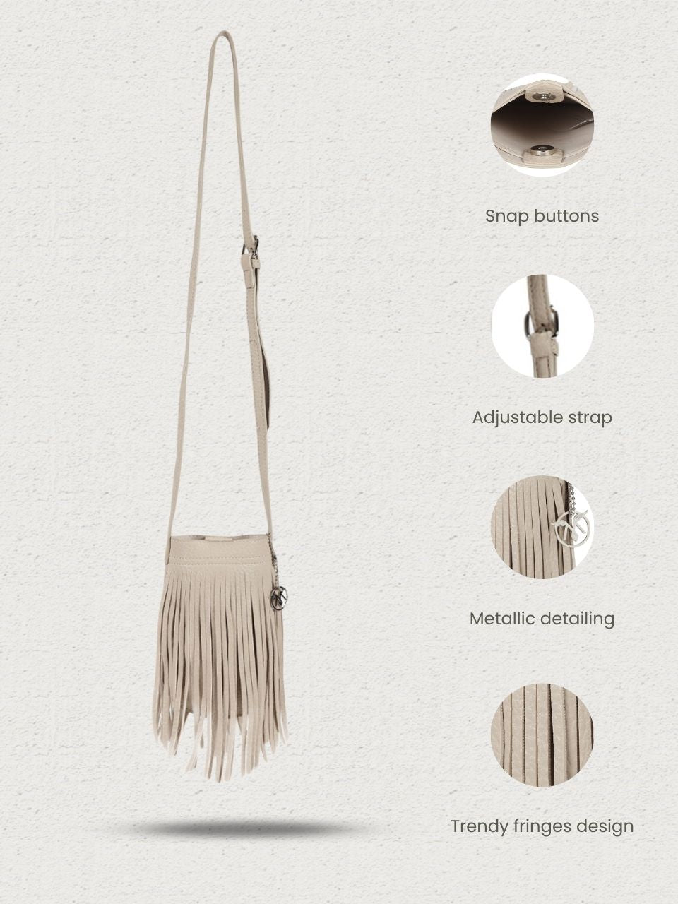 Zorro Off White Sling Bag