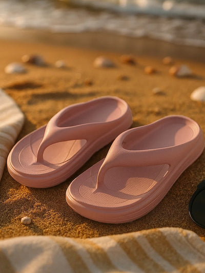 Elara Lavender Thong Flip-Flops