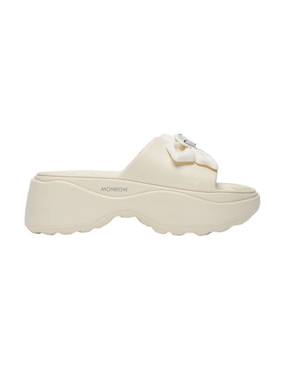 Cleo Beige Slip On Sliders